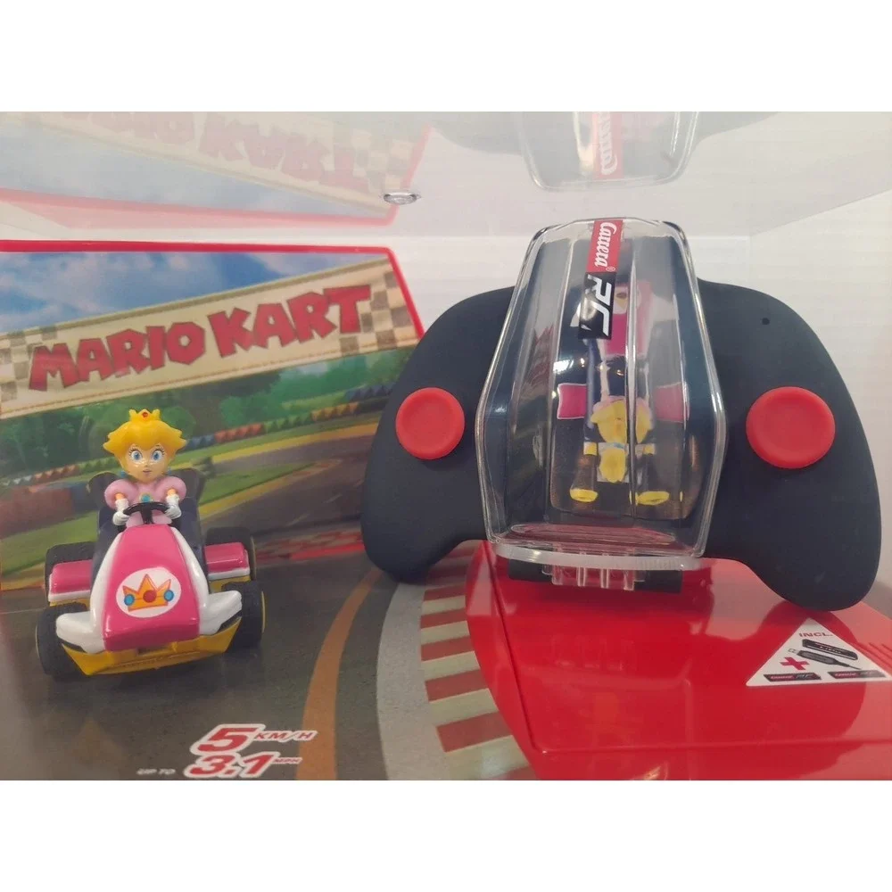 NIB Carrera RC Nintendo Mario Kart 2.4 GHz Mini Radio Remote Control Toy - Peach